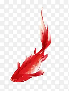 金鱼红色金鱼动物金鱼