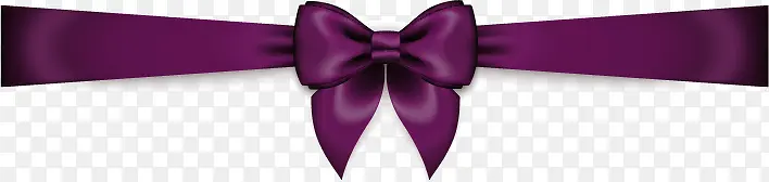 矢量紫色蝴蝶结