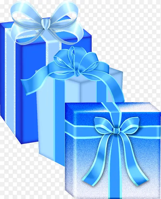 蓝色礼物盒