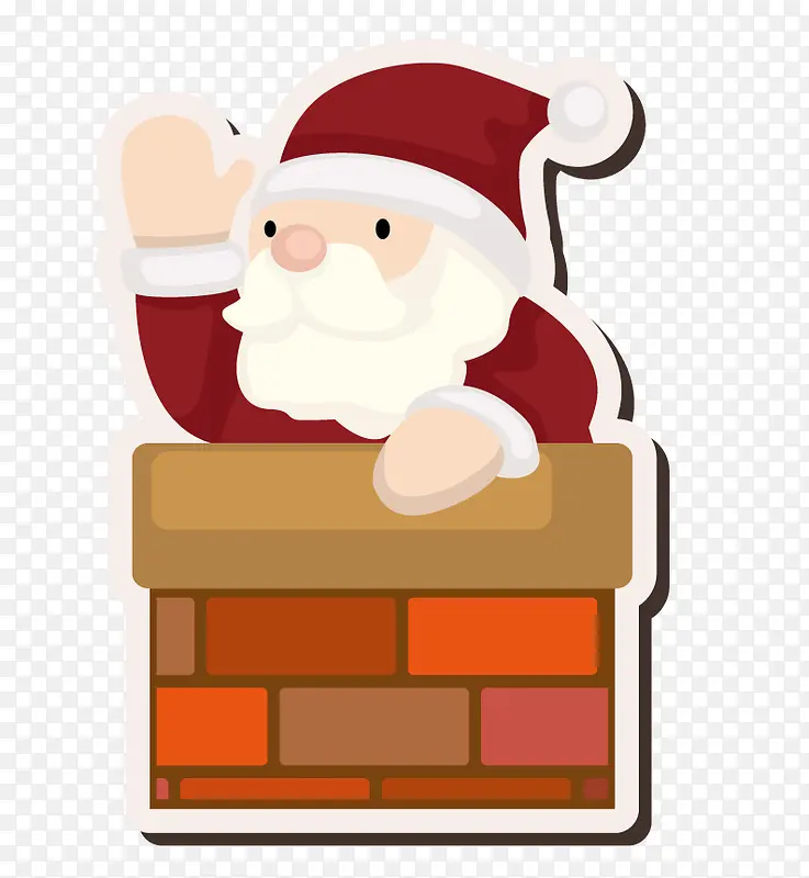 礼物盒里的圣诞老人