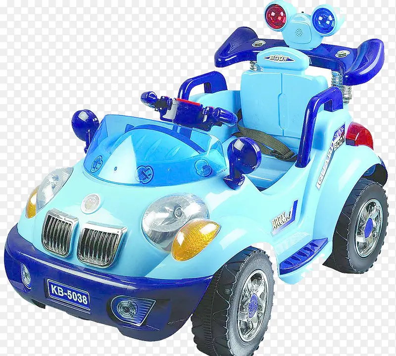 蓝色玩具车