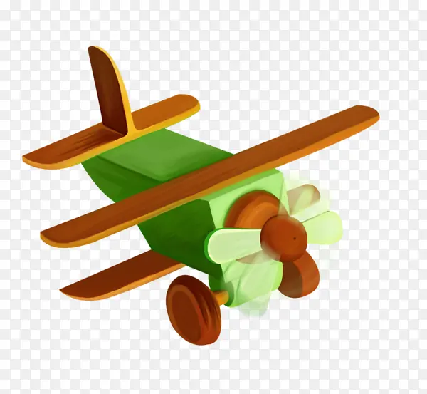 木制小玩具飞机