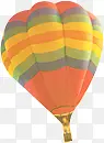彩色卡通花纹装饰热气球