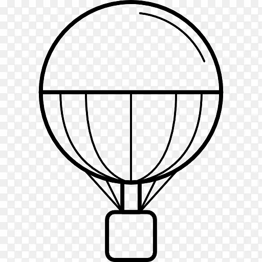 气球与条纹图标
