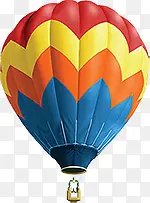 彩色条纹热气球设计