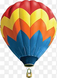 彩色条纹设计热气球装饰