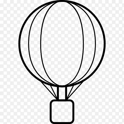 条纹的气球图标