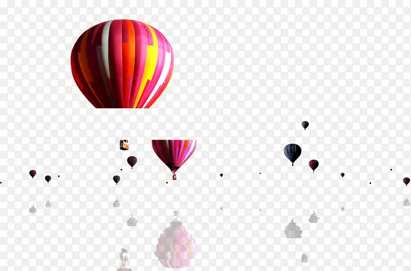 高清彩色活动热气球