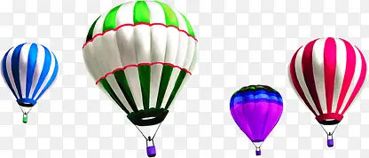 彩色艺术漂浮卡通热气球装饰