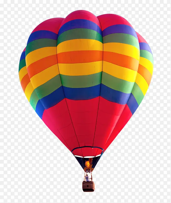 彩色热气球实物