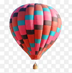 飞舞彩色热气球