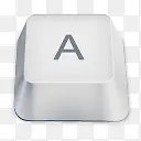 a白色键盘按键
