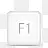 电脑键盘F1键图标