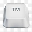 TM白色键盘按键