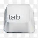 tab白色键盘按键