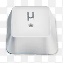 符号白色键盘按键电脑