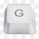 g白色键盘按键