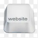 website白色键盘按键