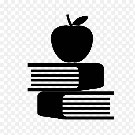 苹果和书本图标