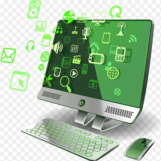 绿色电脑一体机科技信息