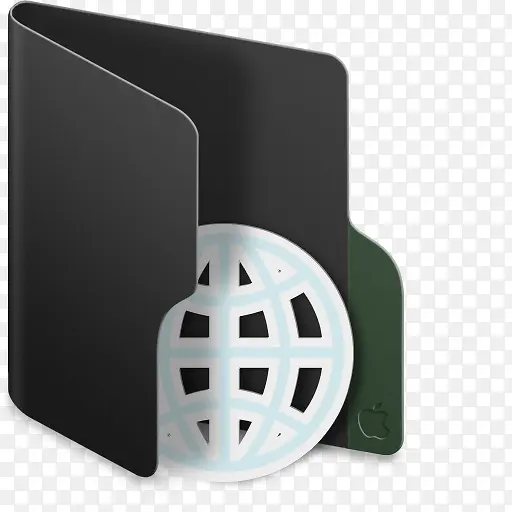 互联网mac-os-black-folder-icons