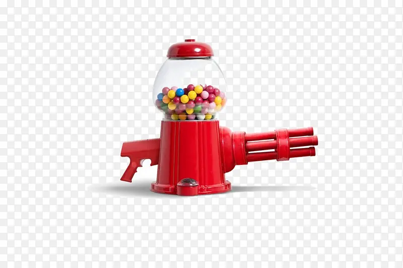 红色儿童发射糖果机