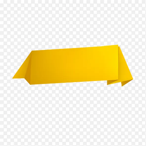 黄色折纸