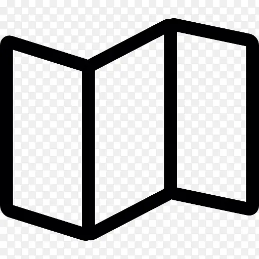 三折地图图标