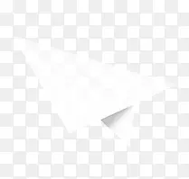 白色折叠纸飞机