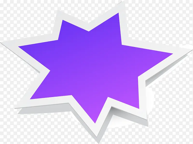 紫色简约星星边框纹理