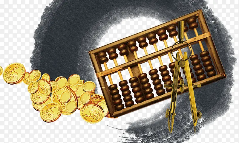 算盘 圆规 金币PNG图片素材下载_图片编号yvvmrbxv-免抠素材网