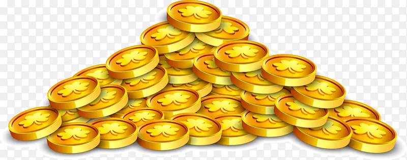 矢量手绘金币