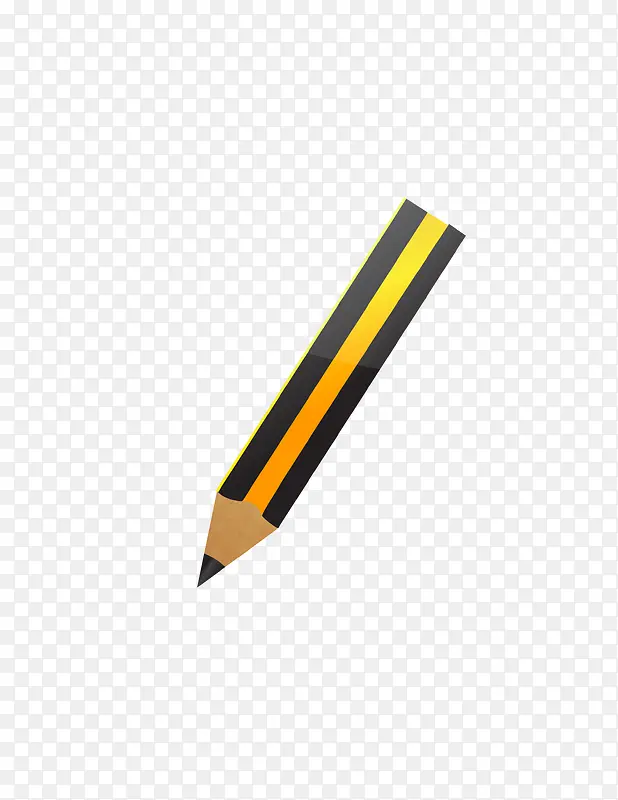 矢量彩色铅笔文具元素