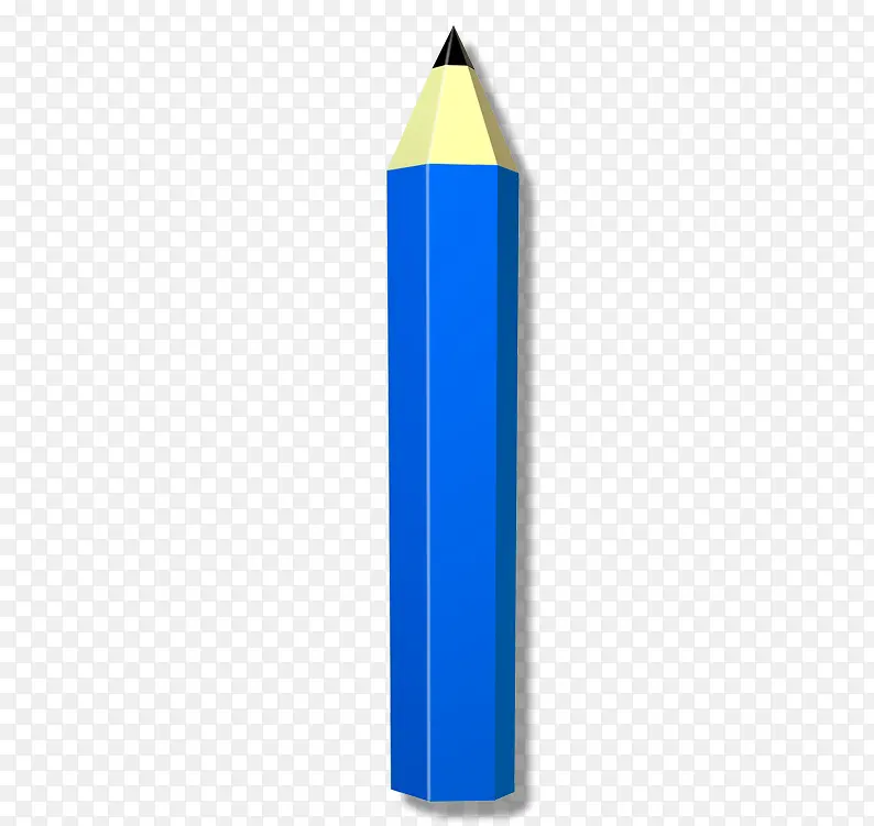 蓝色铅笔