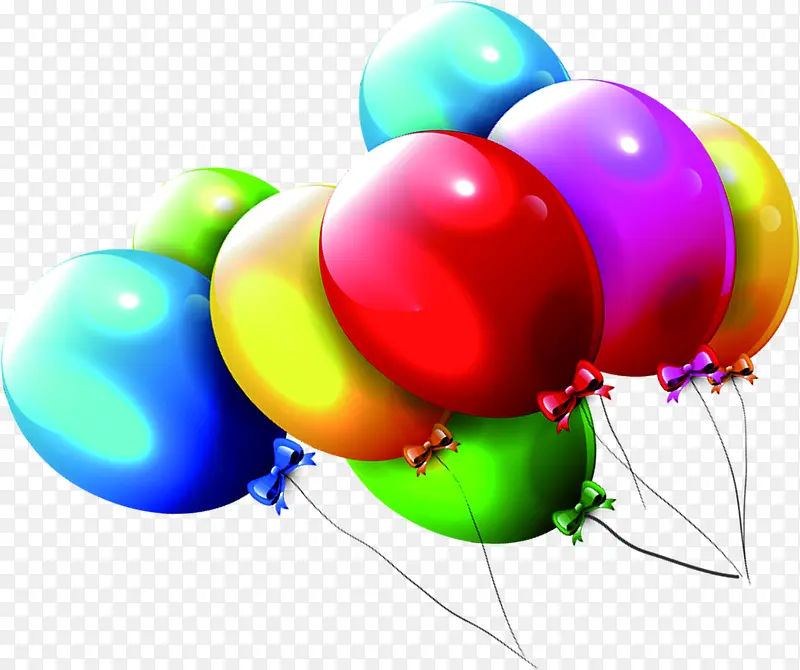 彩色气球节日装饰