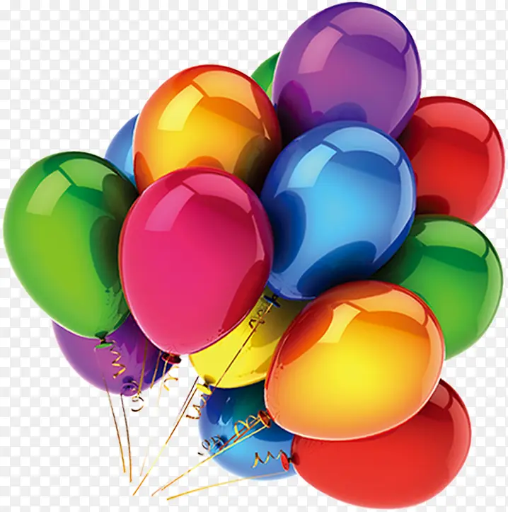 彩色节日装饰气球