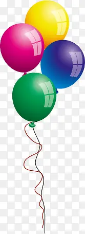 漂浮节日气球活动海报