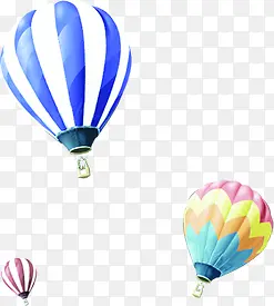 春天彩色条纹氢气球