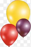 彩色卡通气球设计活动节日