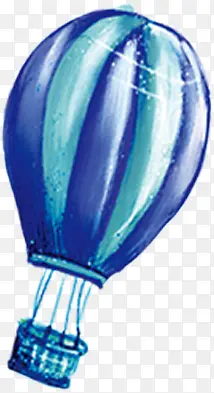 蓝色冰爽氢气球