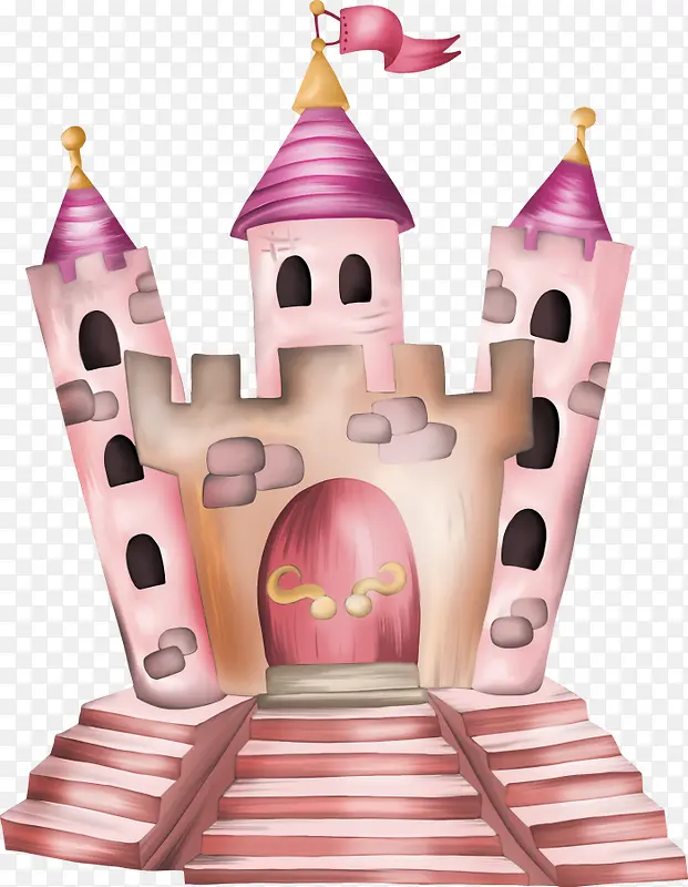 卡通手绘城堡