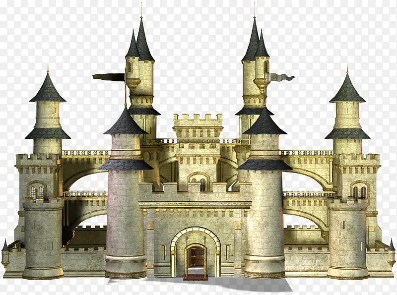 城堡建筑欧式建筑