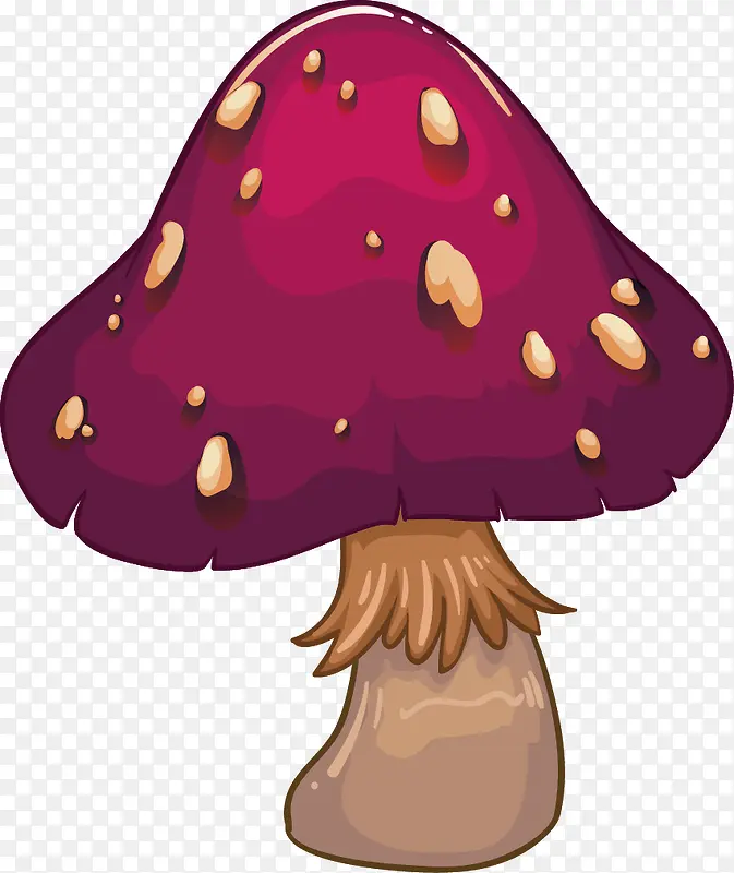 红色蘑菇装饰