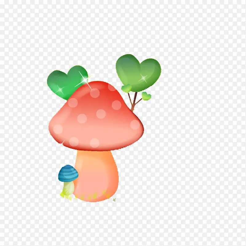 蘑菇卡通图