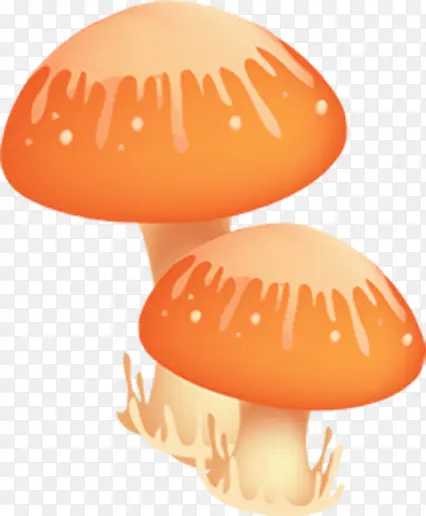 手绘卡通可爱蘑菇