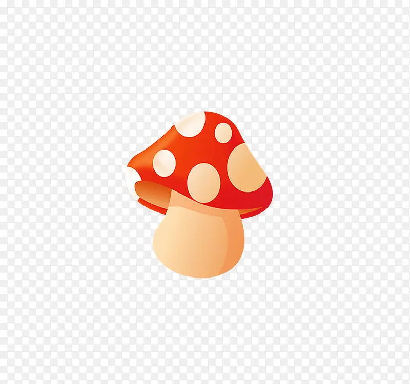 彩色的卡通蘑菇