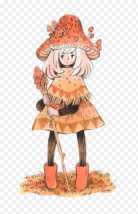 蘑菇少女