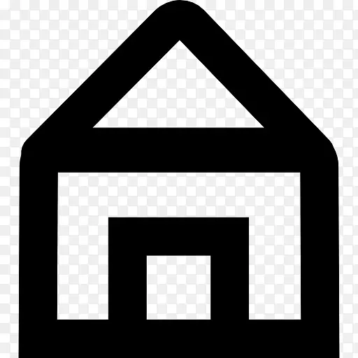 几何的房子图标