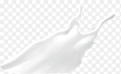 牛奶 溅牛奶 白色