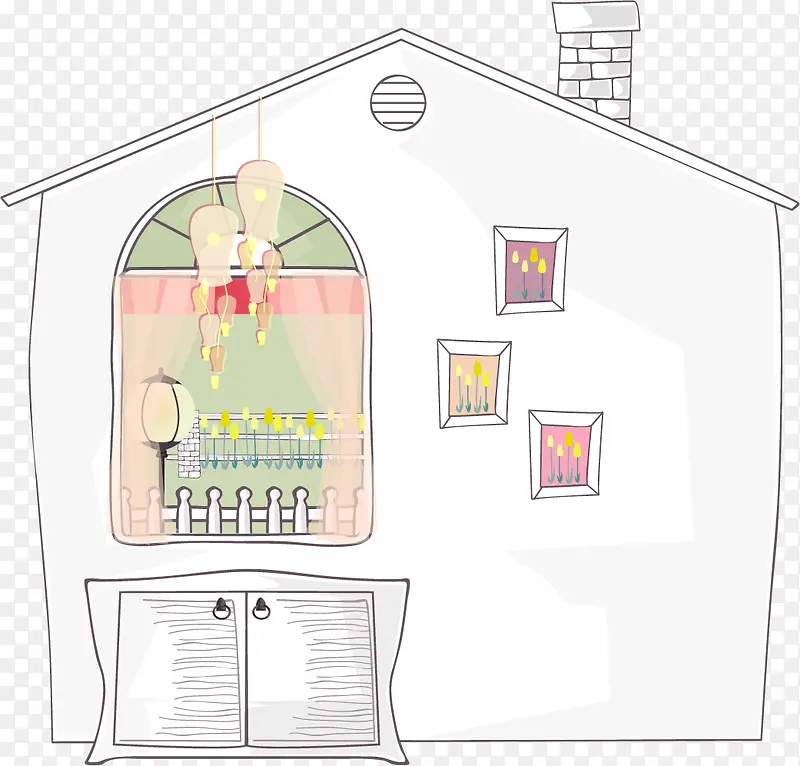 矢量手绘家庭插画PNG图片素材下载_图片编号qnzvdkxk-免抠素材网